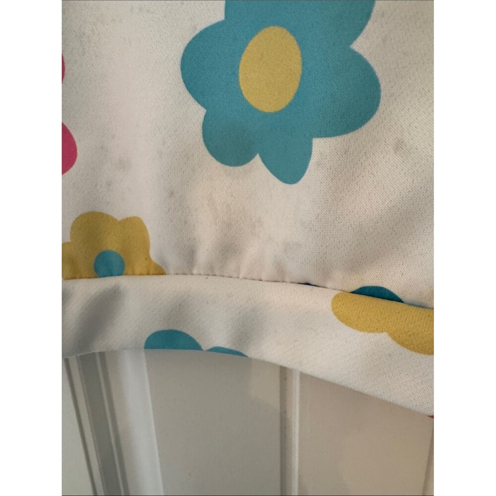 White Floral Kids Set - Multicolor Flower Print - Picture 3 of 7
